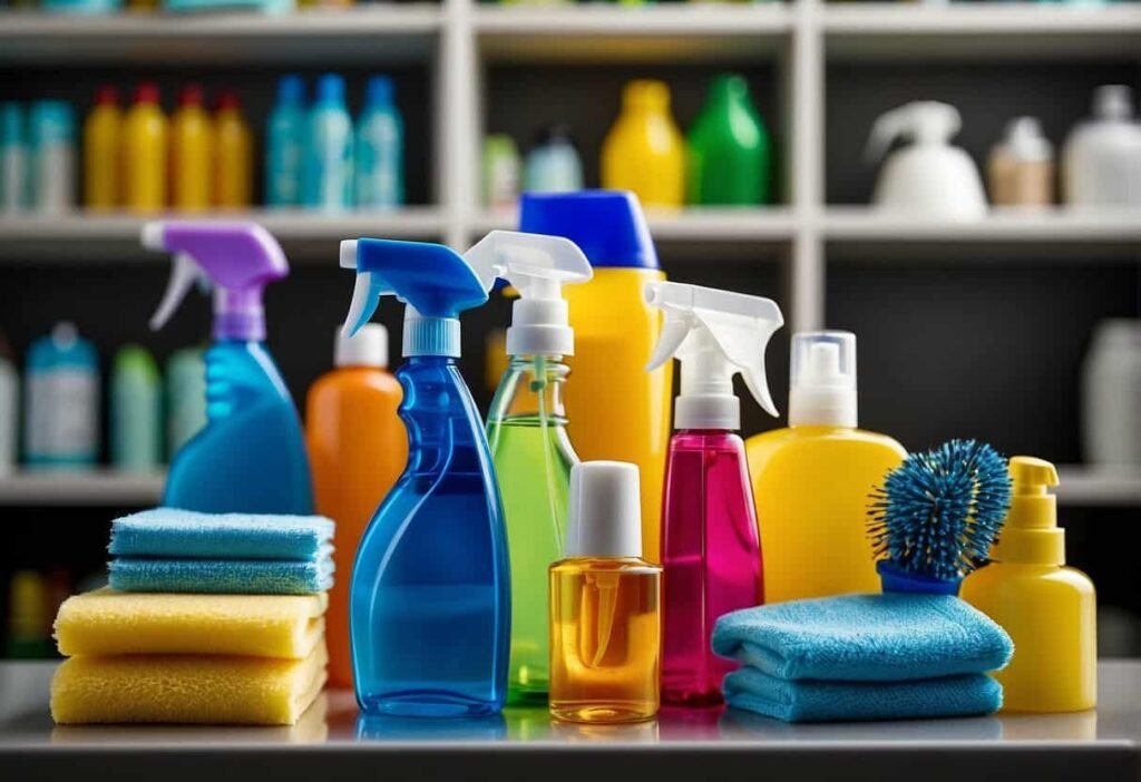 where to store cleaning supplies